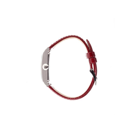 Montre dame LIP Churchill T18 acier bracelet cuir rouge