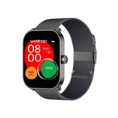 Montre connectée SMARTY 2.0 bracelet milanais noir