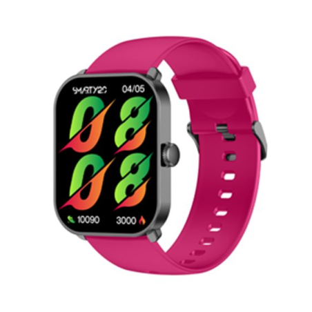 Montre connectée SMARTY 2.0 silicone rose