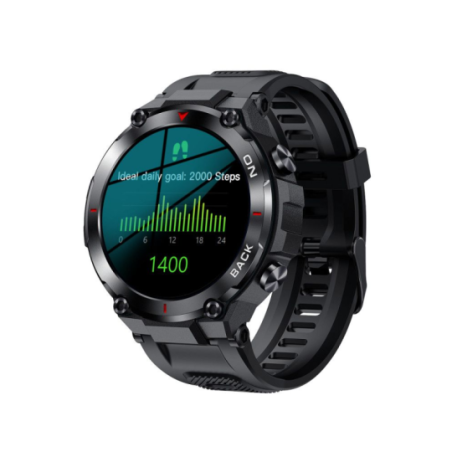 Montre connectée SMARTY 2.0 bracelet silicone noir