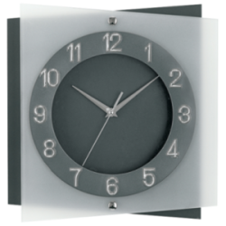 Pendule carré quartz 3 aiguilles