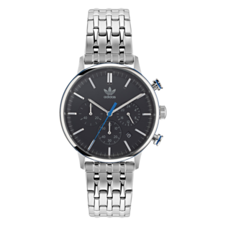 Montre ADIDAS tout acier fond noir Montre ADIDAS tout acier fond noir