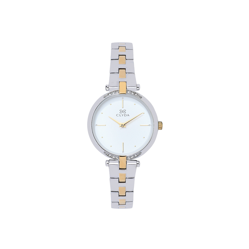 Montre CLYDA tout acier bicolore