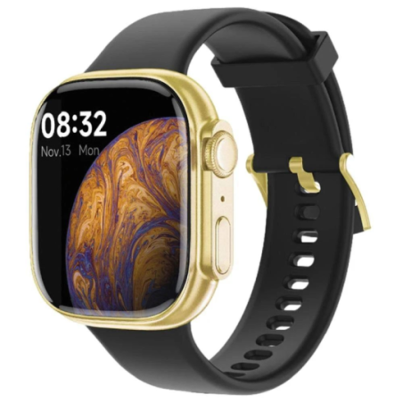 Montre connectée SMARTY 2.0 doré silicone noir Montre connectée SMARTY 2.0 doré silicone noir
