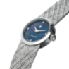 Montre LIP Henriette tout acier fond bleu bracelet manchette Montre LIP Henriette tout acier fond bleu bracelet manchette