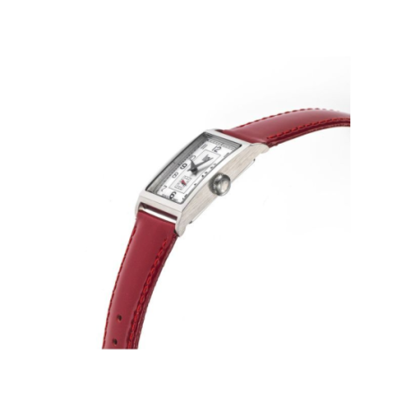 Montre dame LIP Churchill T18 acier bracelet cuir rouge Montre dame LIP Churchill T18 acier bracelet cuir rouge