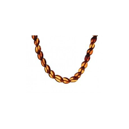 Collier ambre cognac Collier ambre cognac