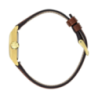 Montre LIP Churchill C18 boite carré acier doré bracelet cuir marron Montre LIP Churchill C18 boite carré acier doré bracelet cuir marron