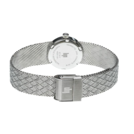 Montre LIP Henriette tout acier fond bleu bracelet manchette Montre LIP Henriette tout acier fond bleu bracelet manchette