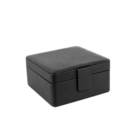 Coffre gainé noir strié Coffre gainé noir strié