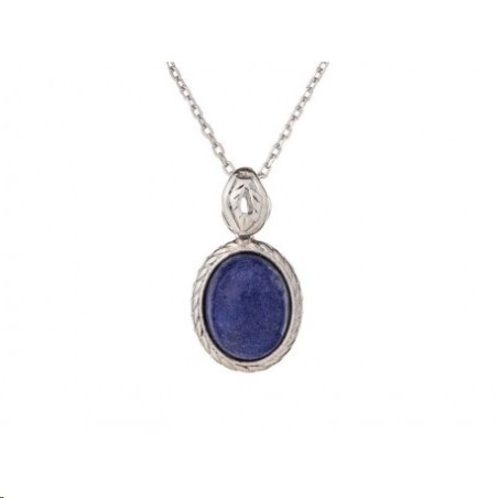 Pendentif argent lapis lazuli oval Pendentif argent lapis lazuli oval