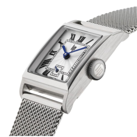 Montre LIP Churchill C18 boite carré tout acier bracelet milanais Montre LIP Churchill C18 boite carré tout acier bracelet milanais