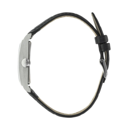 Montre LIP Churchill T24 acier bracelet cuir noir Montre LIP Churchill T24 acier bracelet cuir noir