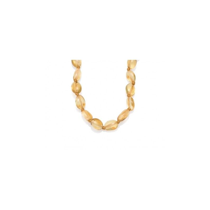 Collier bébé ambre miel