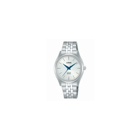 Montre LORUS dame tout acier fond blanc