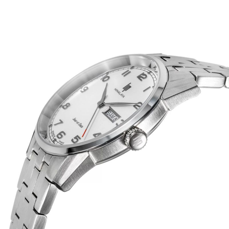 Montre LIP Himalaya en acier affichage jour date