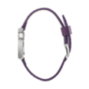 LIP MACH 2000 MINI SQUARE acier bracelet cuir violet