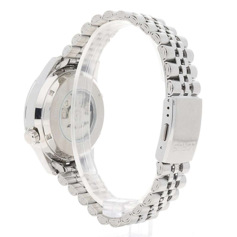 Montre homme LORUS automatique tout acier fond noir