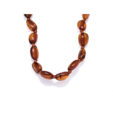 Collier bébé ambre miel cognac Collier bébé ambre miel cognac