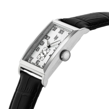 Montre LIP Churchill T24 acier bracelet cuir noir