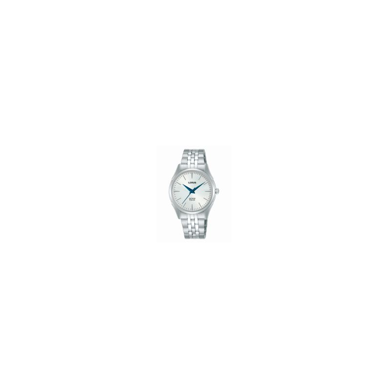 Montre LORUS dame tout acier fond blanc