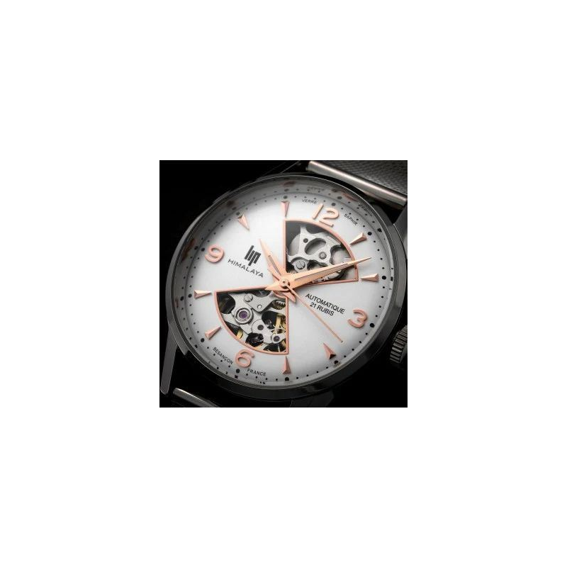 Montre dame LIP Himalaya automatique tout acier bracelet milanais