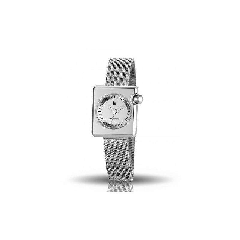 Montre LIP Mach 2000 Mini Square tout acier