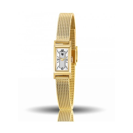 Montre LIP tout acier doré cadran rectangulaire