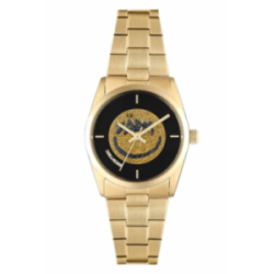 Montre ZADIG ET VOLTAIRE tout acier doré fond noir