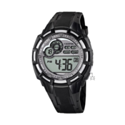 Montre homme CALYPSO digitale noir bracelet silicone