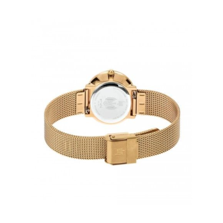 Montre LIP Dauphine 29 dame acier doré bracelet milanais