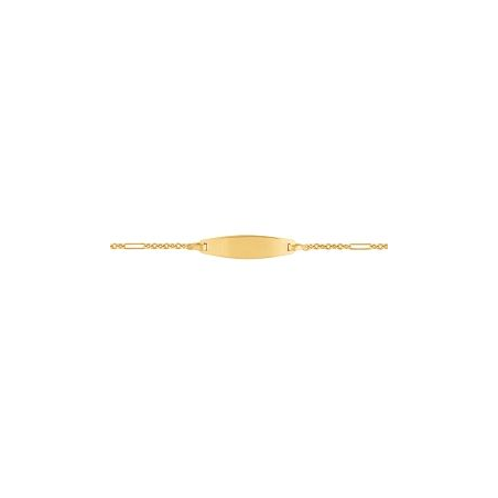 Bracelet identité bébé or jaune 18 carats