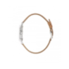 Montre LIP Himalaya fond blanc bracelet cuir marron
