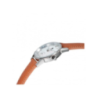 Montre LIP Himalaya fond blanc bracelet cuir marron