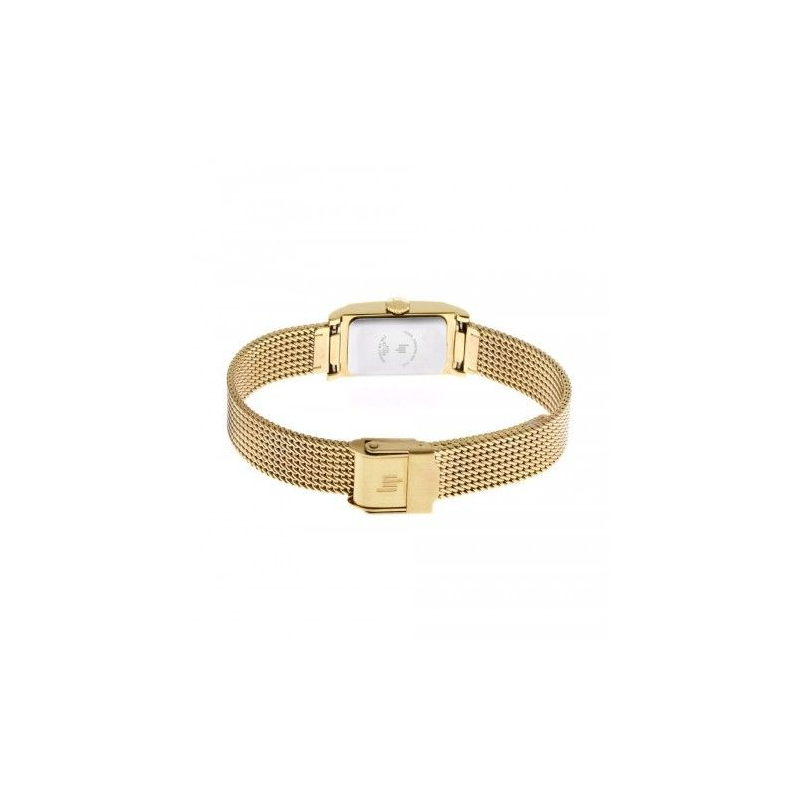 Montre LIP tout acier doré cadran rectangulaire